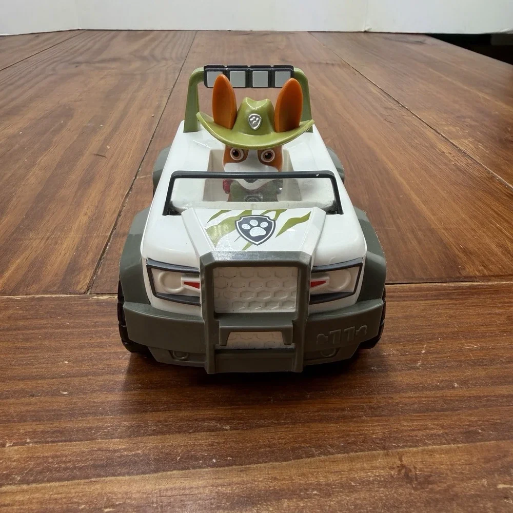 Paw Patrol Tracker Vehicle Jungle Cruiser Rescue Jeep w/Figure